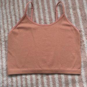 Bozzolo Pink Cami Crop Top